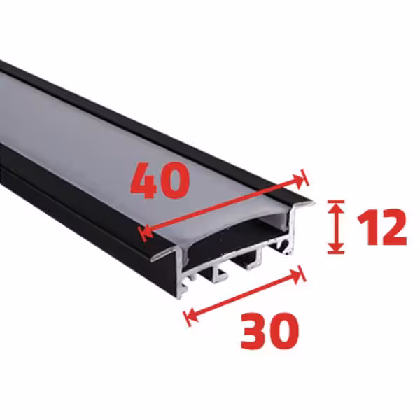 لاینر نوری توکار T401 - یراقینو فروش یراق آلات کابینت و درب