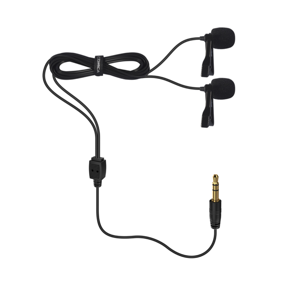 میکروفون یقه ای دوبل کامیکا Comica CVM-D02