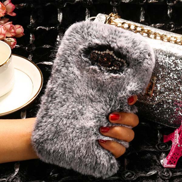 قاب عروسکی مدل خزدار گوشی سامسونگ J5 2016