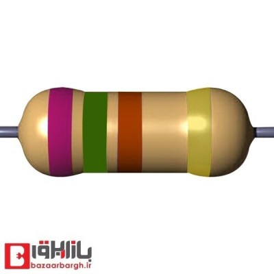 مقاومت 750 اهم 1/4 وات 5 درصد
