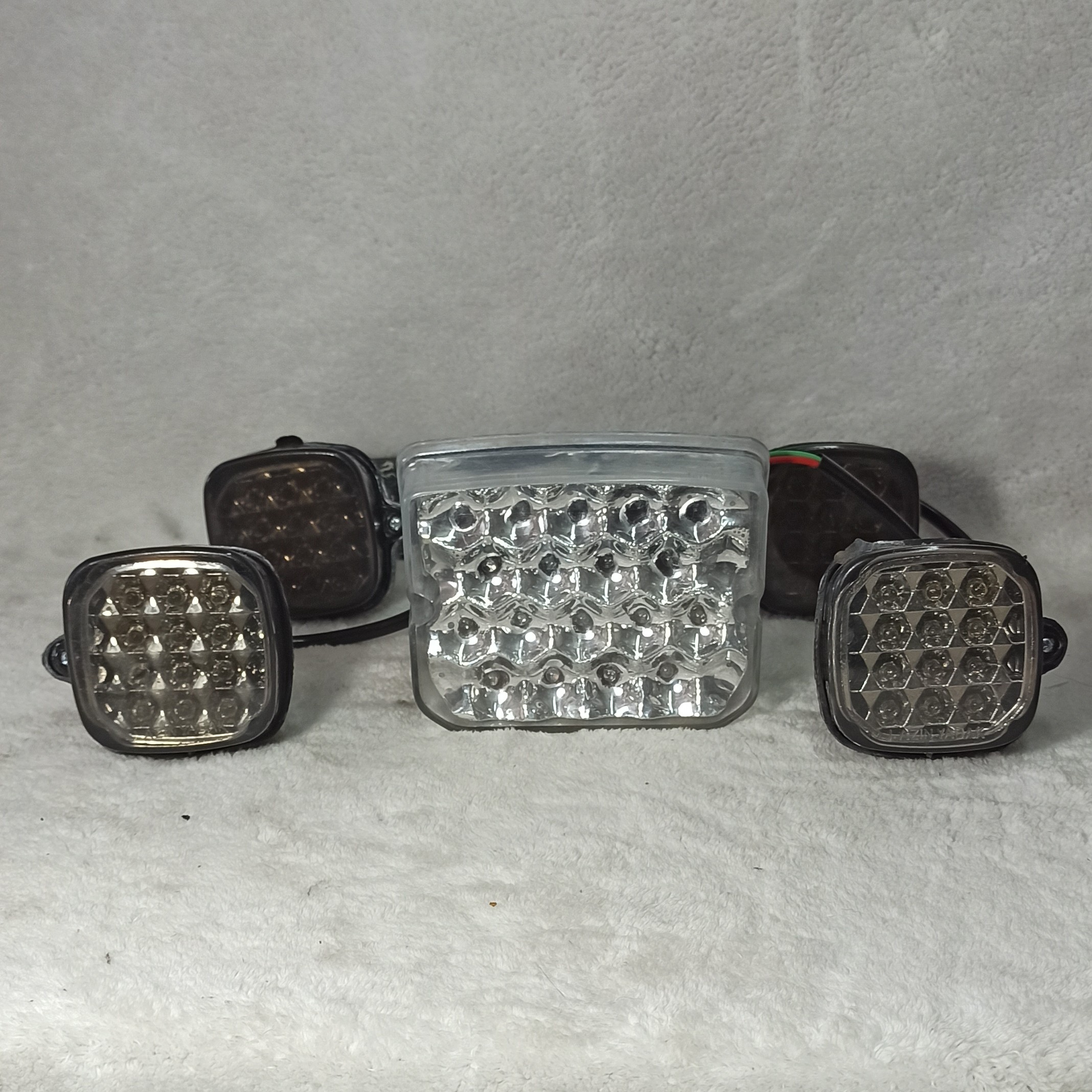 ست راهنما و خطر عقب فول ال ای دی زنبوری  موتورسیکلت 