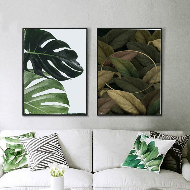 تابلو مدل برگ انجیر کد 6358 مجموعه 2 عددی