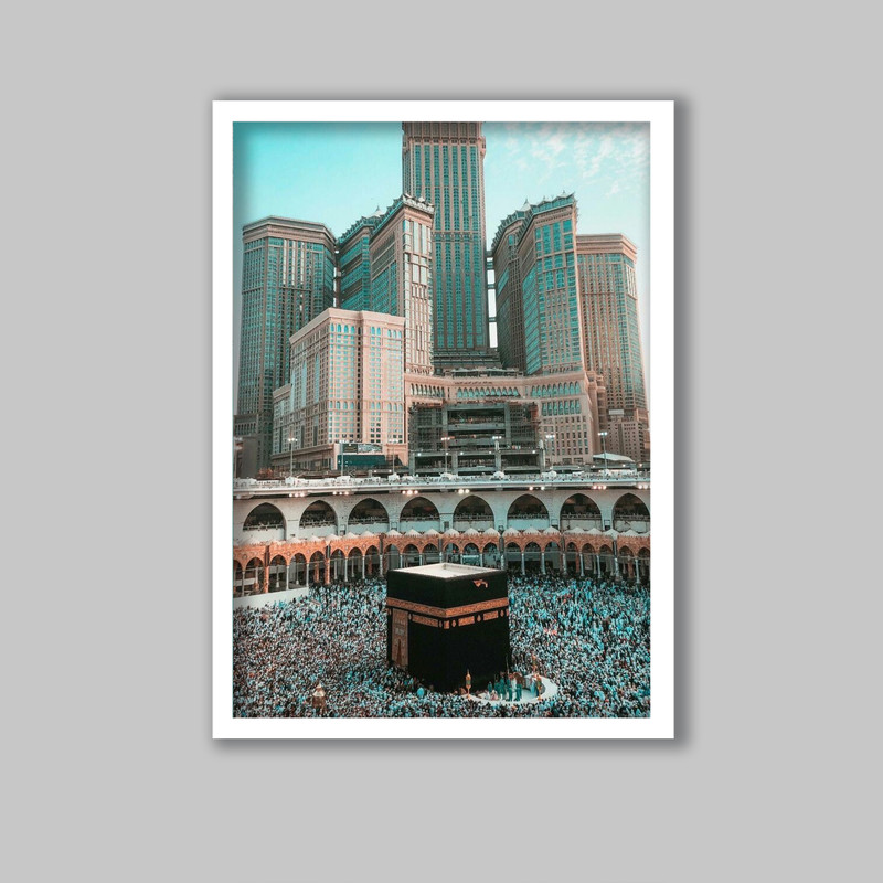 تابلو مدل کعبه مکه کد LA-G10242 | دنیای قاب