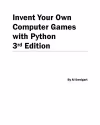خرید و دانلود نسخه کامل کتاب Invent Your Own Computer Games with Python