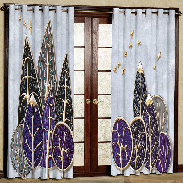 پرده مدل مخمل پانچی کد 6996 سایز 280x140 سانتی متر