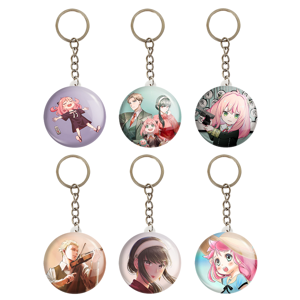 جاکلیدی خندالو مدل انیمه اسپای ایکس فمیلی کد 797B مجموعه 6 عددی