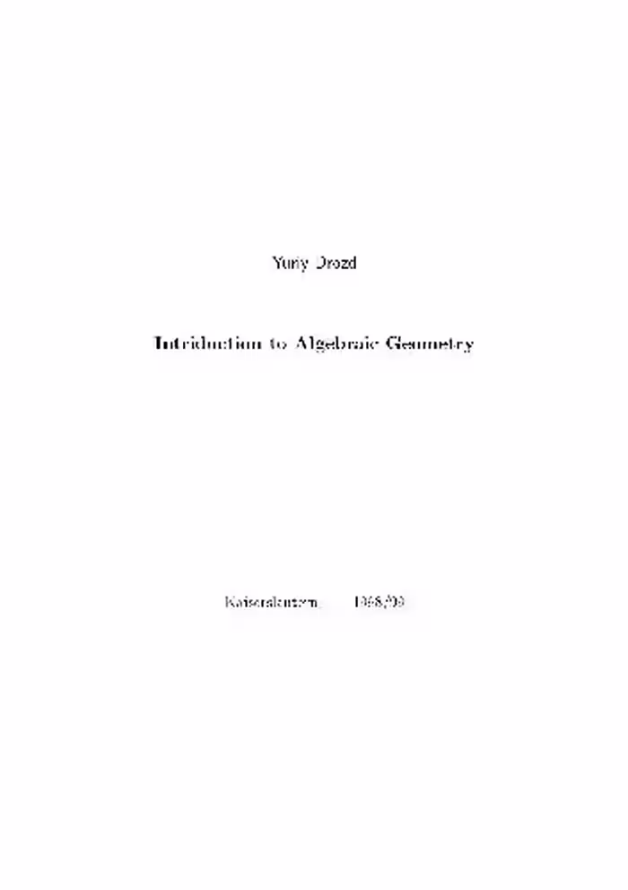 خرید و دانلود نسخه کامل کتاب Introduction to algebraic geometry