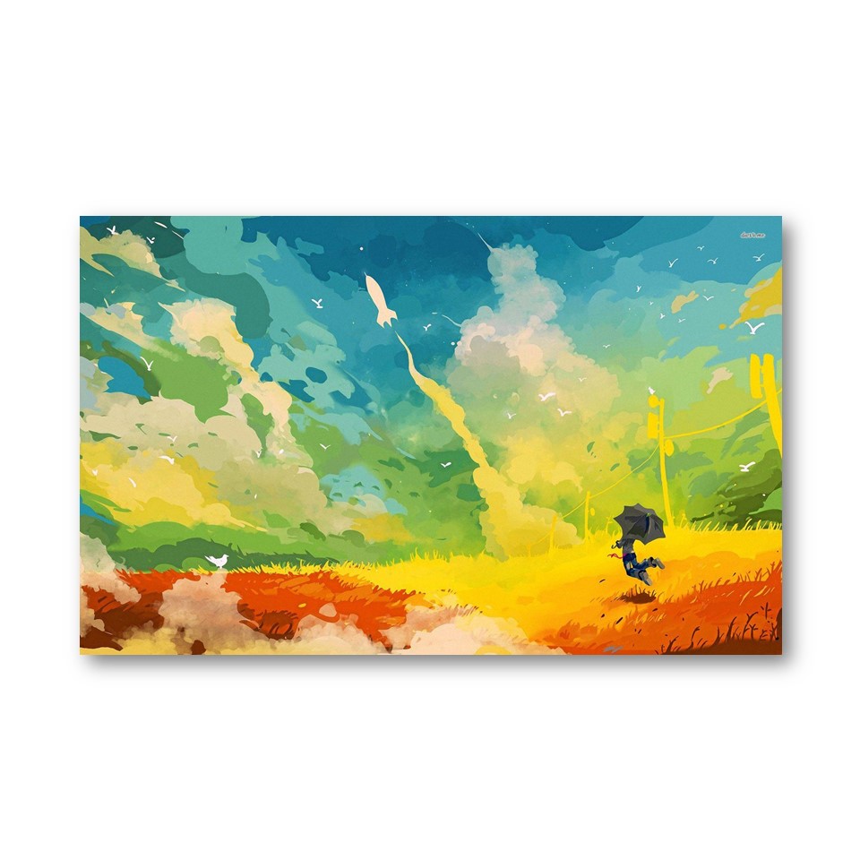 تابلو شاسی مدل نقاشی زندگی خوب