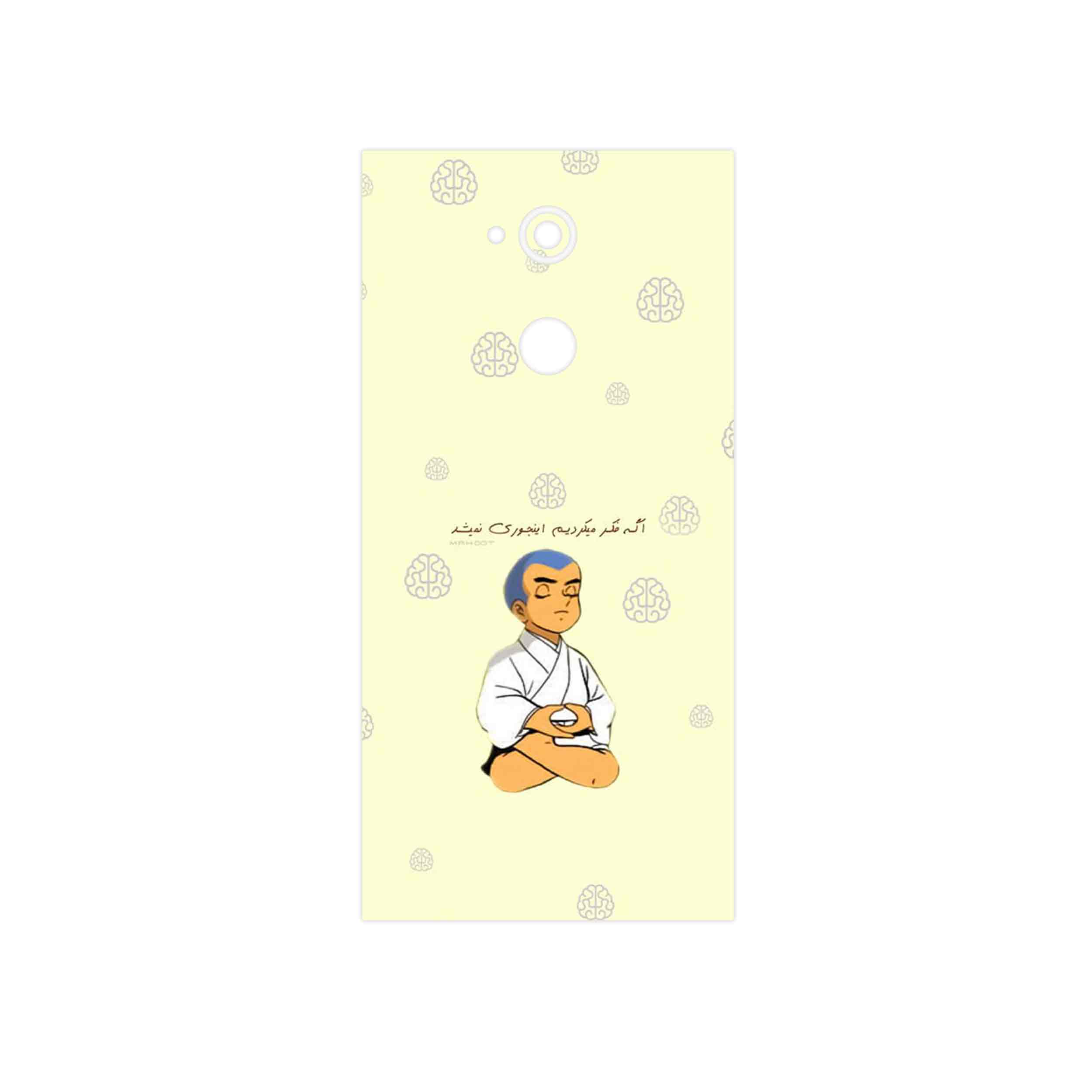 برچسب پوششی ماهوت مدل Ikkyu-san مناسب برای گوشی موبایل سونی Xperia XA2 Ultra