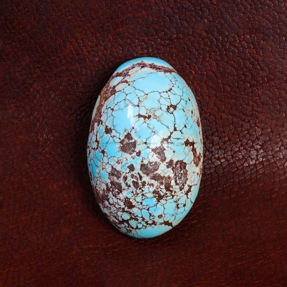 نگین فیروزه شجری کد 13947 - جواهری مشاهیر