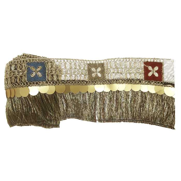 نوار یراق مدل سنتی کد Y5557 طول 1.8 متر