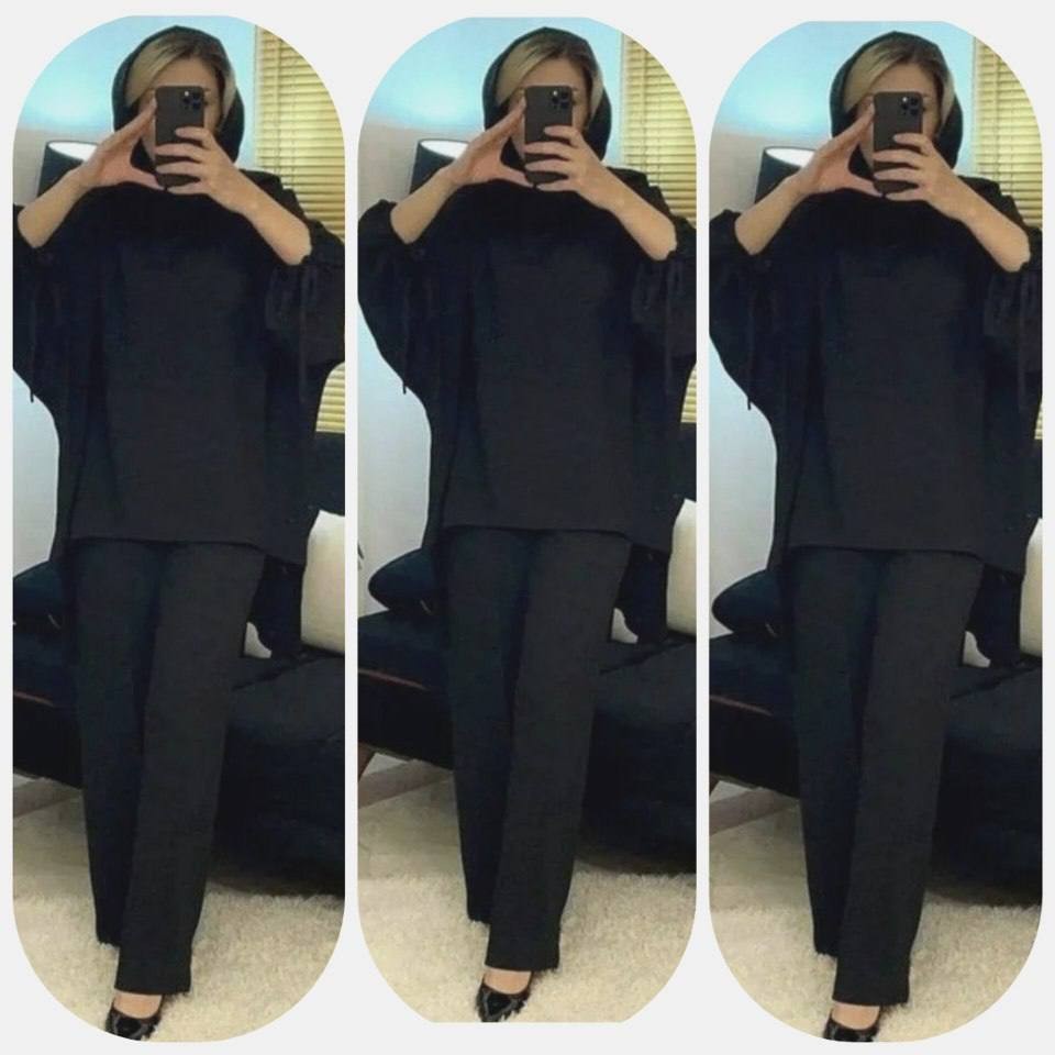 ست مانتوشلوار ابروبادی a42k33712