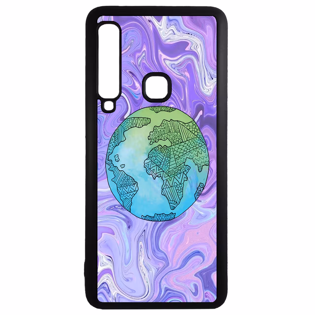 کاور طرح زمین کد 43193 مناسب برای گوشی موبایل سامسونگ galaxy a9 2018