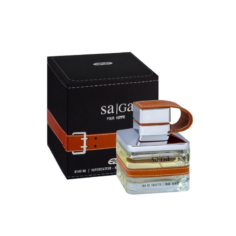 ادو پرفیوم مردانه مدل ساگا Saga مشکی عماد آرا 100 میل