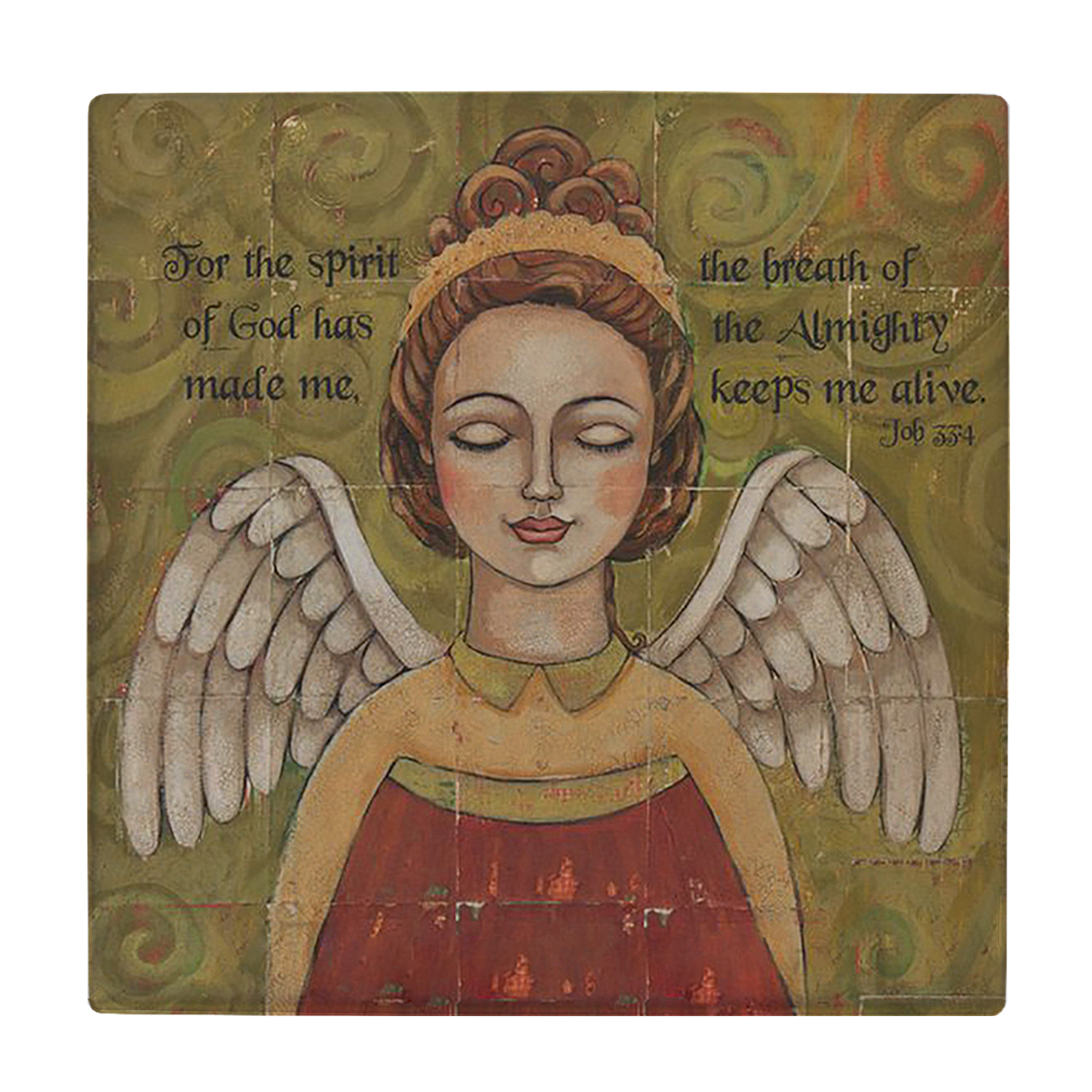 کاشی کارنیلا طرح فرشته مدل لوحی کد klh369