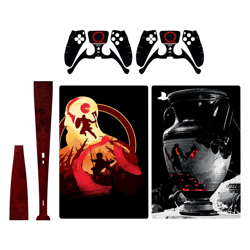 اسکین(برچسب)Playstation 5-مدل دیجیتال -طرح god of war -کد5-سفارشی