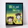 تابلو مدل Rick &amp; Morty کد F-1067