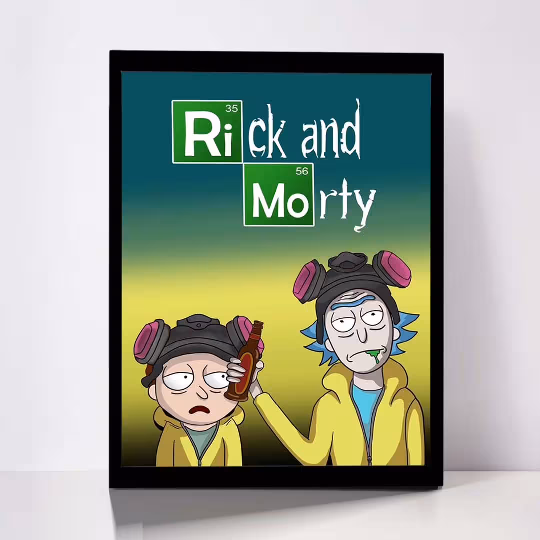 تابلو مدل Rick &amp; Morty کد F-1067