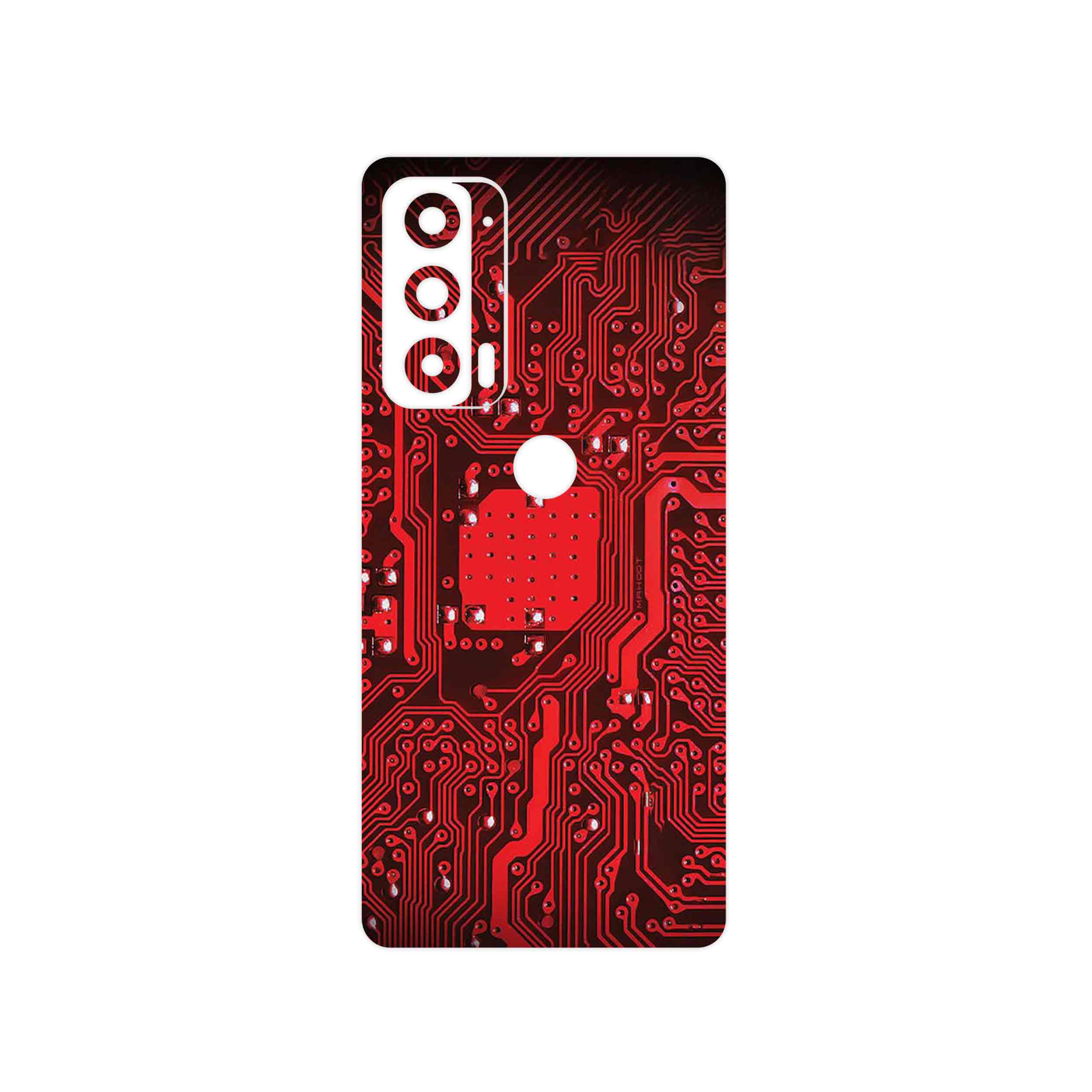برچسب پوششی ماهوت مدل Red_Printed_Circuit_Board مناسب برای گوشی موبایل موتورولا Edge 20