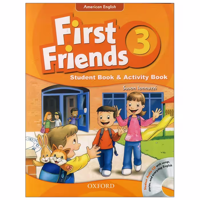 کتاب American First Friends اثر Susan lannuzzi انتشارات زبان مهر 3 جلدی