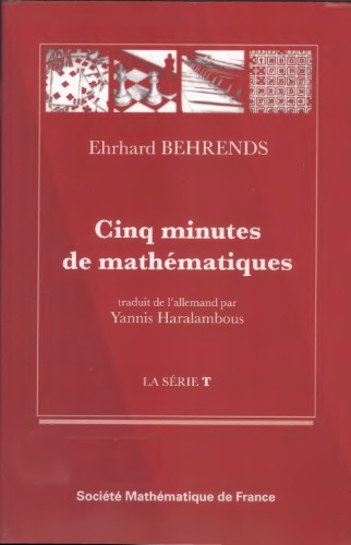 خرید و دانلود نسخه کامل کتاب Cinq minutes de mathématiques