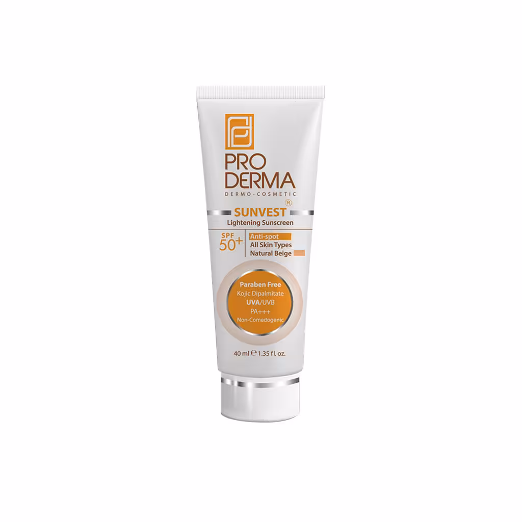 ضد آفتاب ضد لک و روشن کننده  SPF50 پرودرما