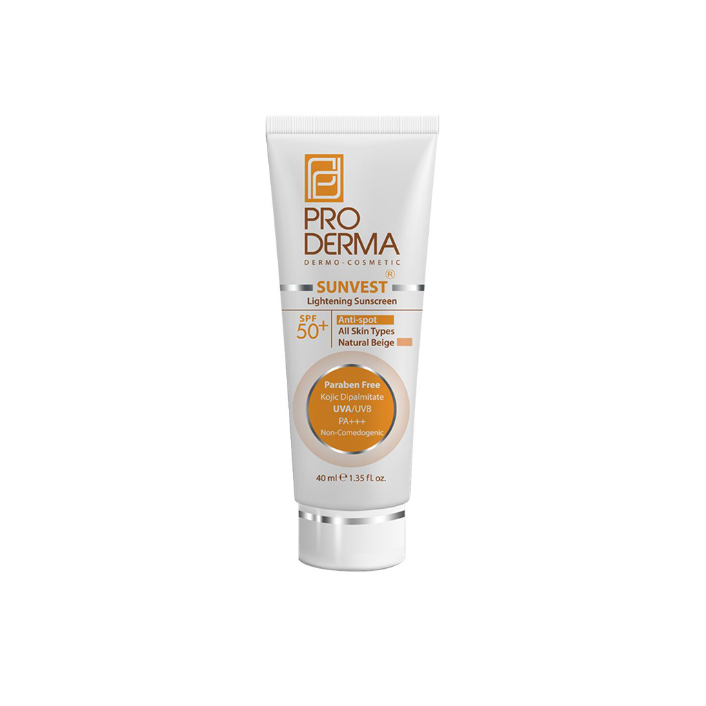 ضد آفتاب ضد لک و روشن کننده SPF50 پرودرما