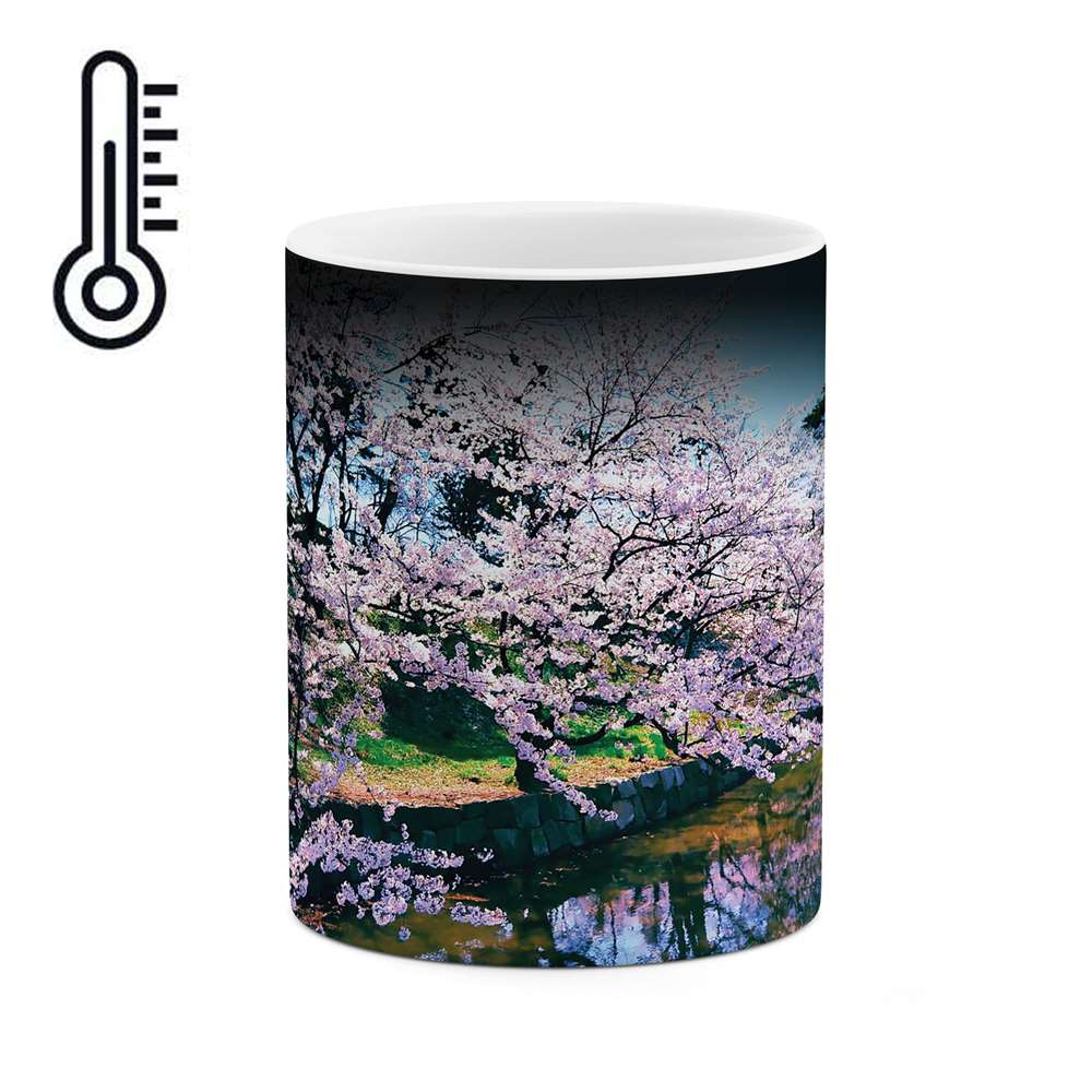 ماگ حرارتی طرح درخت گل مدل mgh03988