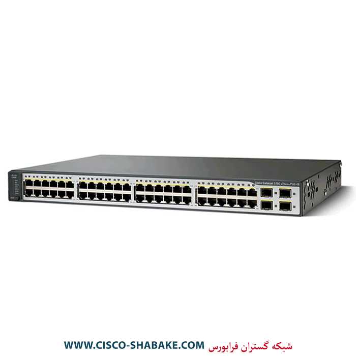 سوئیچ سیسکو WS-C3750-48PS-S V2