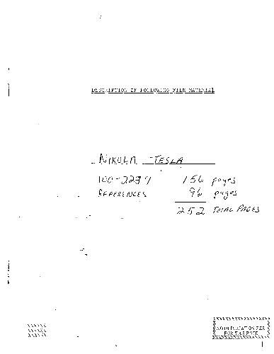 خرید و دانلود نسخه کامل کتاب FBI File on Nicola tesla