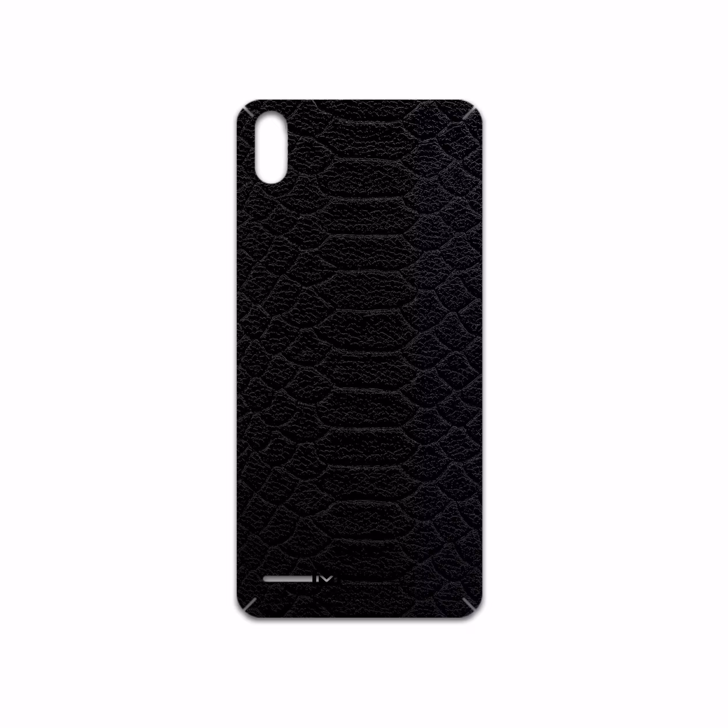 برچسب پوششی ماهوت مدل Black-Snake-Leather مناسب برای گوشی موبایل لاوا Z51