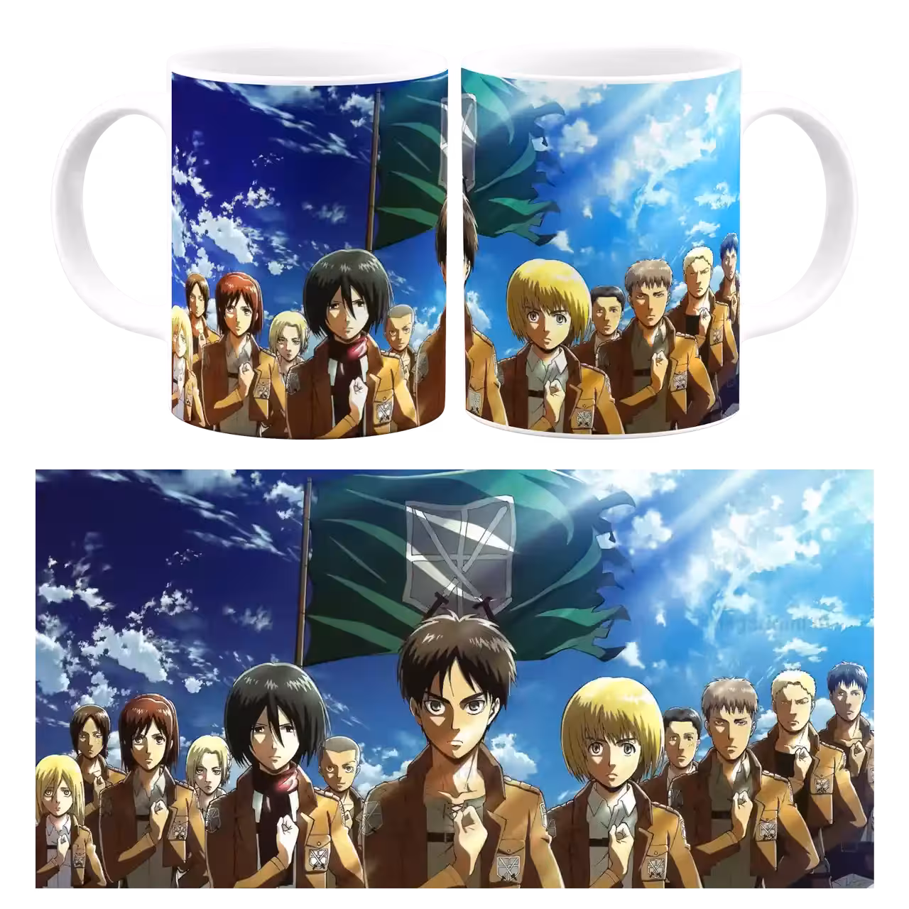 ماگ انیمه attack on titan مدل F 35