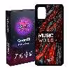 کاور گارد ایکس طرح Music مدل Glass10160 مناسب برای گوشی موبایل سامسونگ Galaxy A51