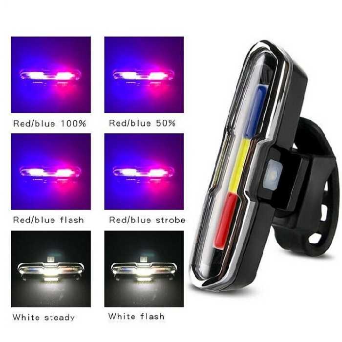 چراغ جلو و عقب دوچرخه مدل ZH1808