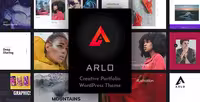 دانلود قالب پورتفولیو وردپرس Arlo