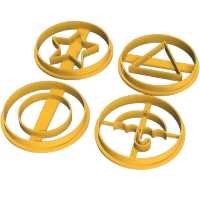 قالب شیرینی مدل سریال squid game مجموعه چهار عددی