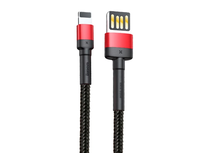 کابل شارژ لایتنینگ بیسوس Baseus Cafule Special Edition Lightning Cable 1m CALKLF-GG1