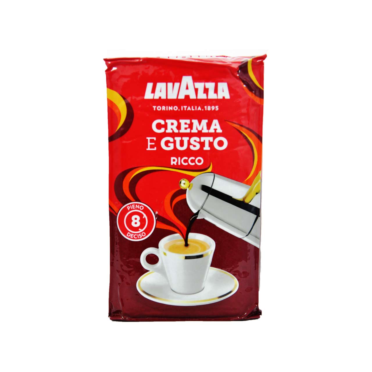 پودر قهوه کرم گوستو ریکو کاراملی 250 گرم لاواتزا - lavazza