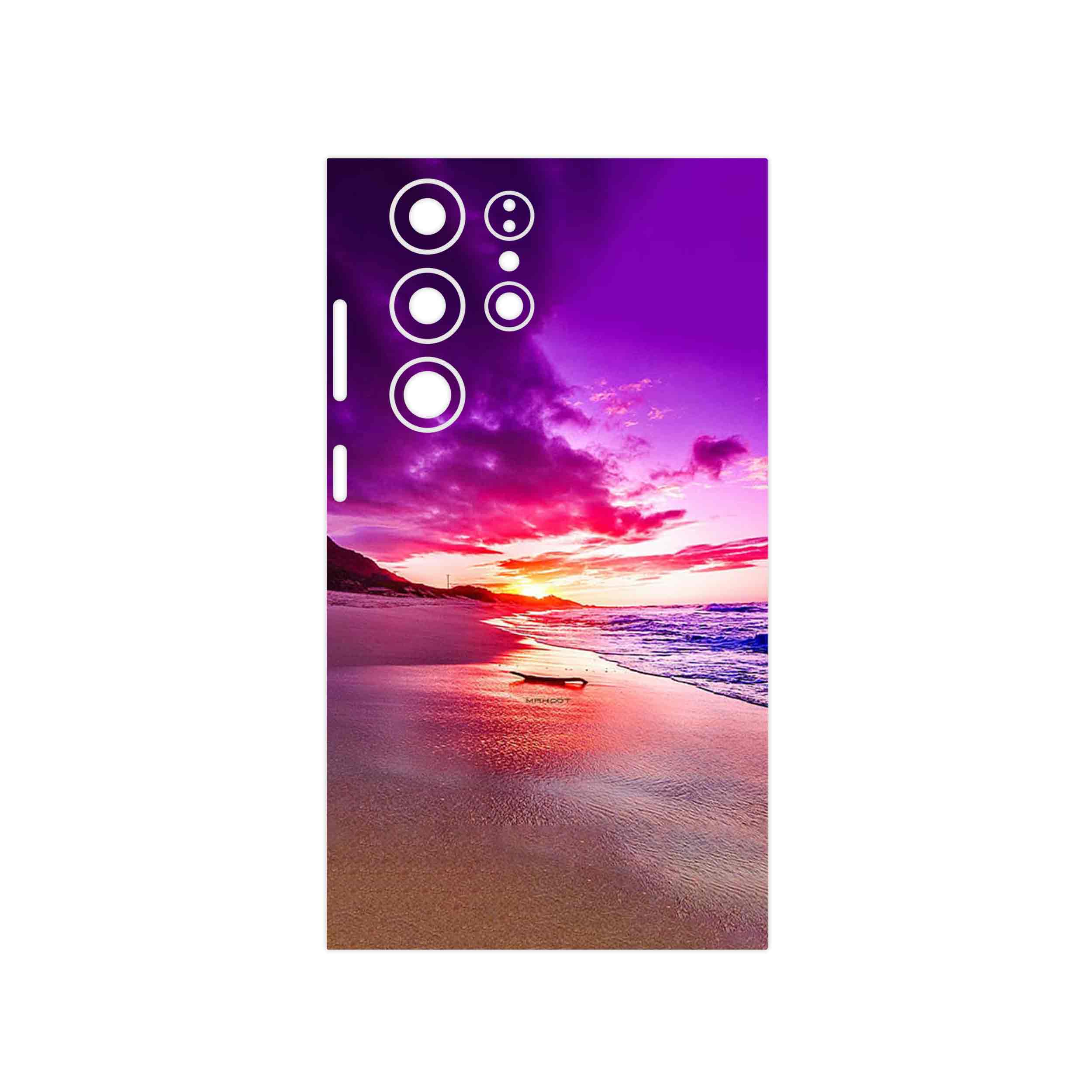 برچسب پوششی ماهوت مدل Sunset مناسب برای گوشی موبایل سامسونگ Galaxy S23 Ultra