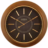 ساعت دیواری لوتوس مدل چوبی w-8036