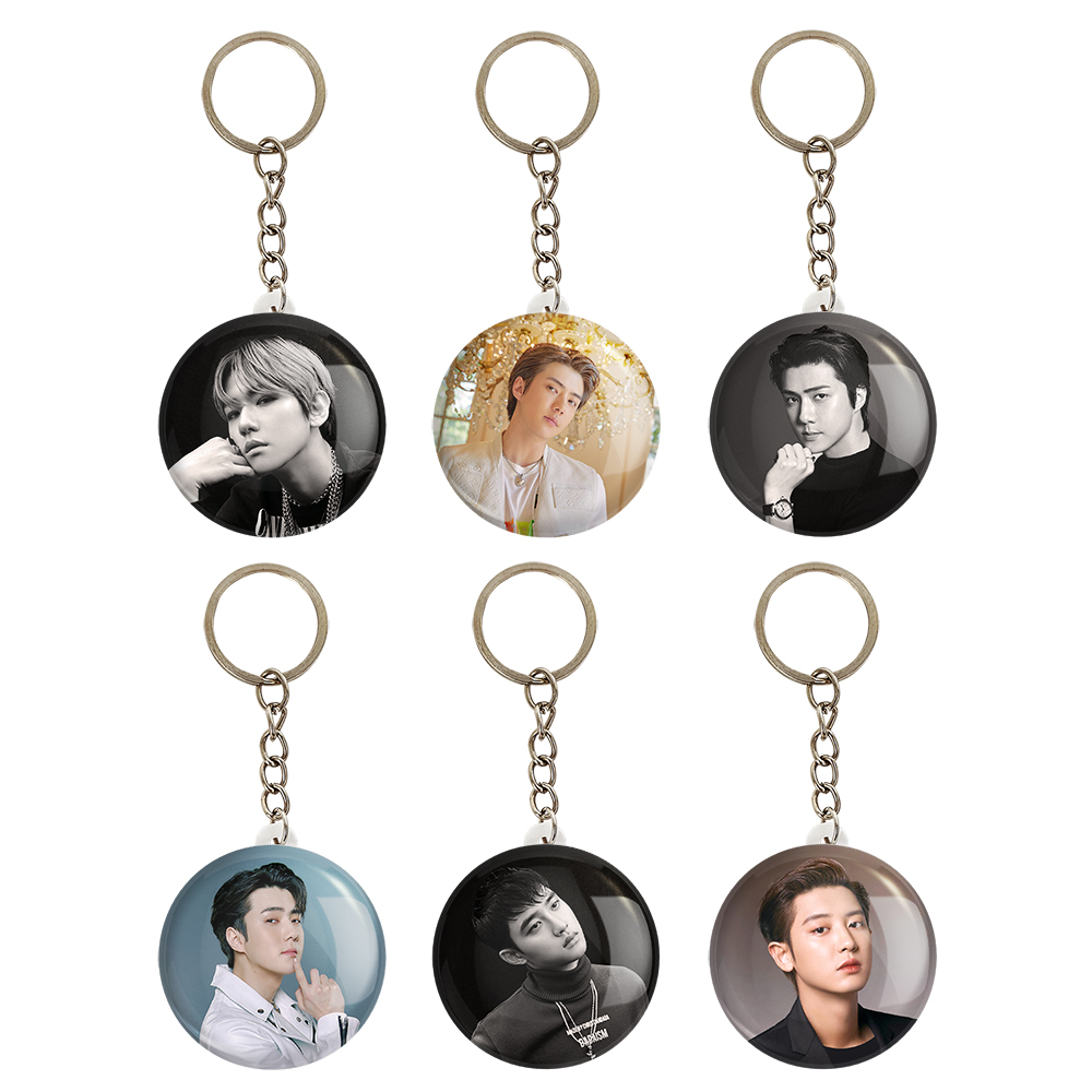 جاکلیدی خندالو مدل گروه اکسو EXO کد 900A مجموعه 6 عددی