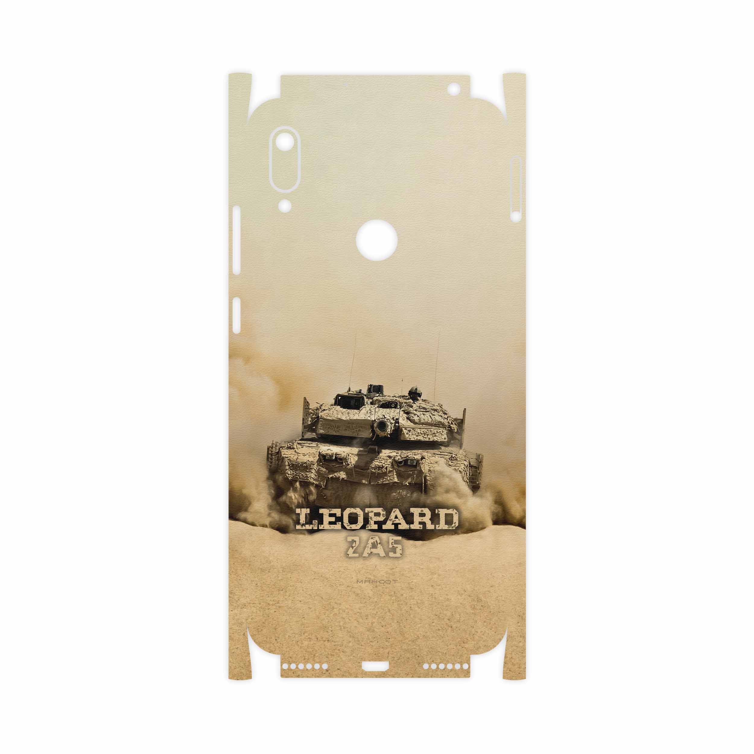 برچسب پوششی ماهوت مدل Leopard 2A5 tank-FullSkin مناسب برای گوشی موبایل هوآوی Y6 Prime 2019