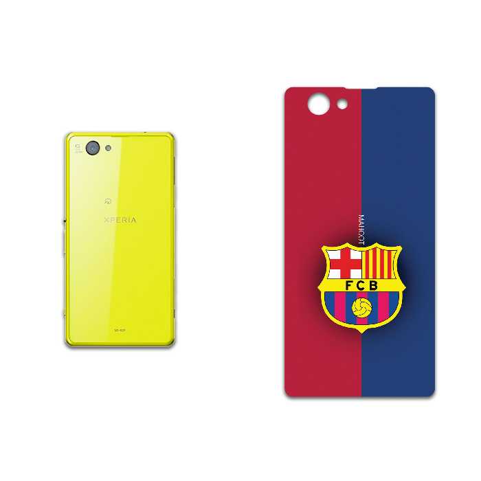 برچسب پوششی ماهوت مدل BARCELONA-FC-1 مناسب برای گوشی موبایل سونی Xperia Z1 Compact