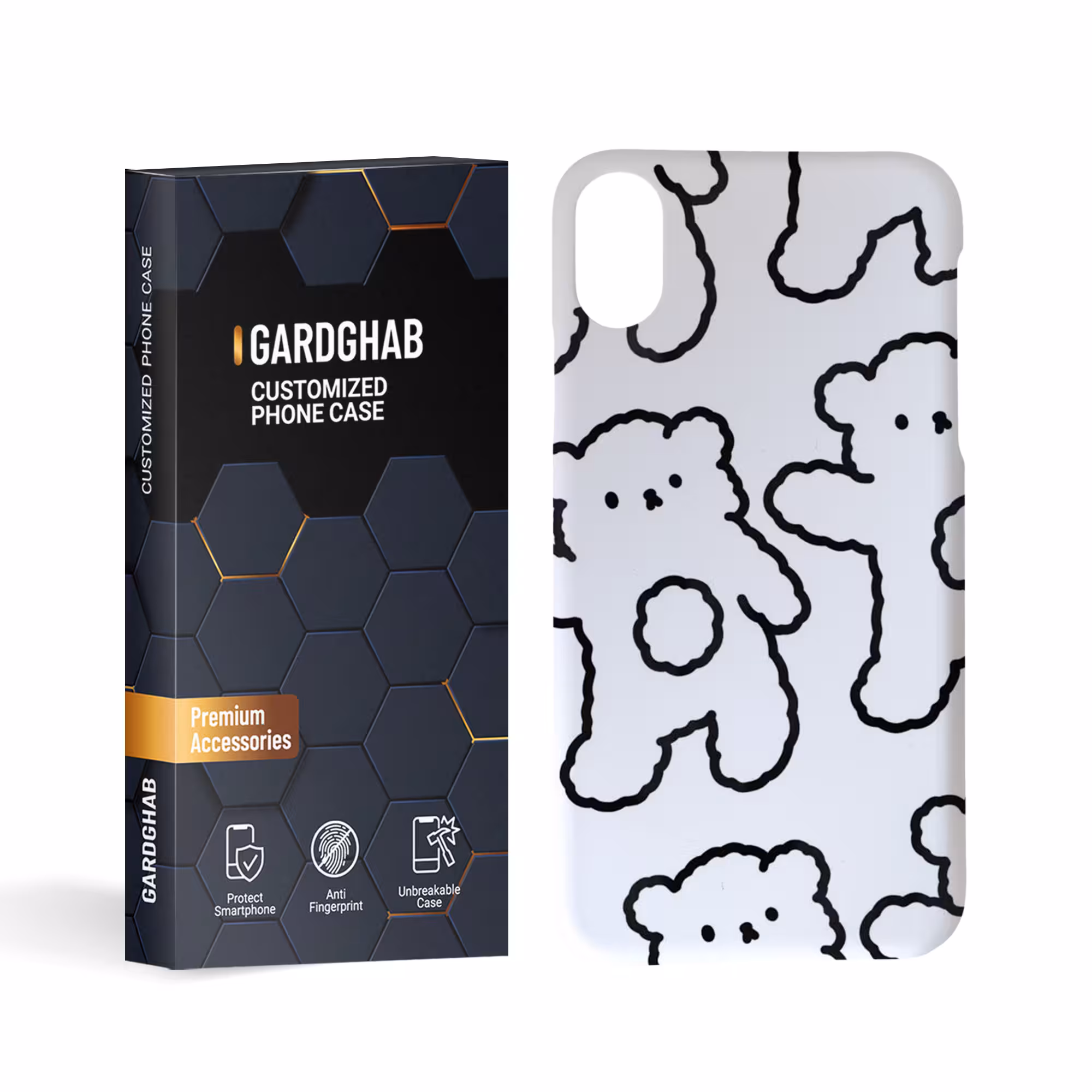 کاور گارد قاب مدل فانتزی مناسب برای گوشی موبایل اپل iphone x xs
