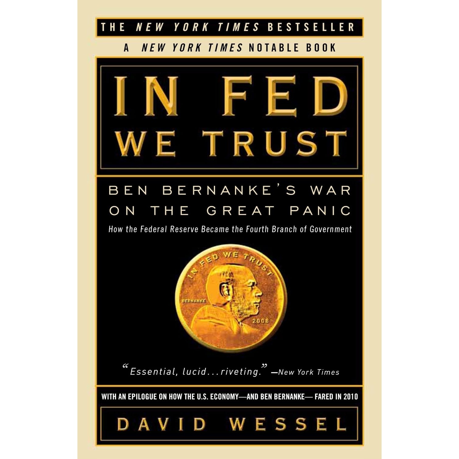 کتاب In FED We Trust اثر David Wessel انتشارات Currency