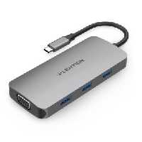 هاب 8 پورت USB-C لنشن مدل CE55