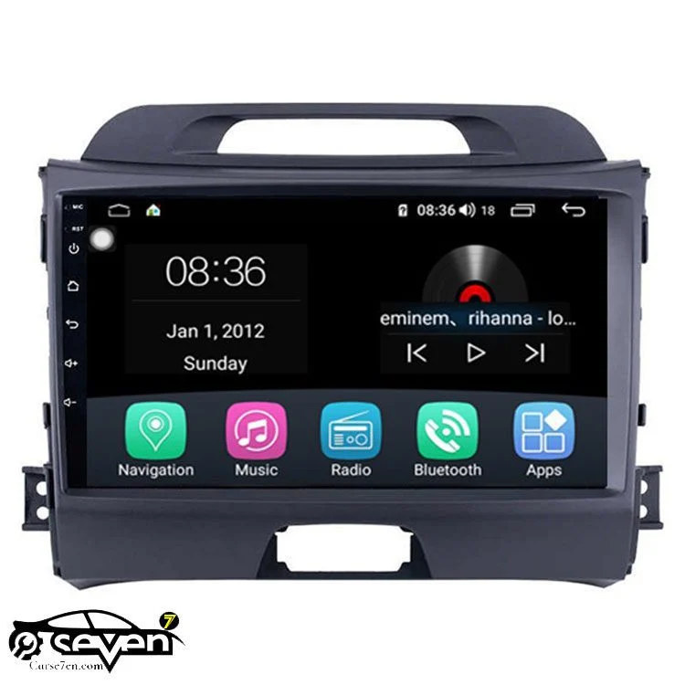 مانیتور اندروید اسپورتیج 2013 تهران تیونینگ مدل T.T 818