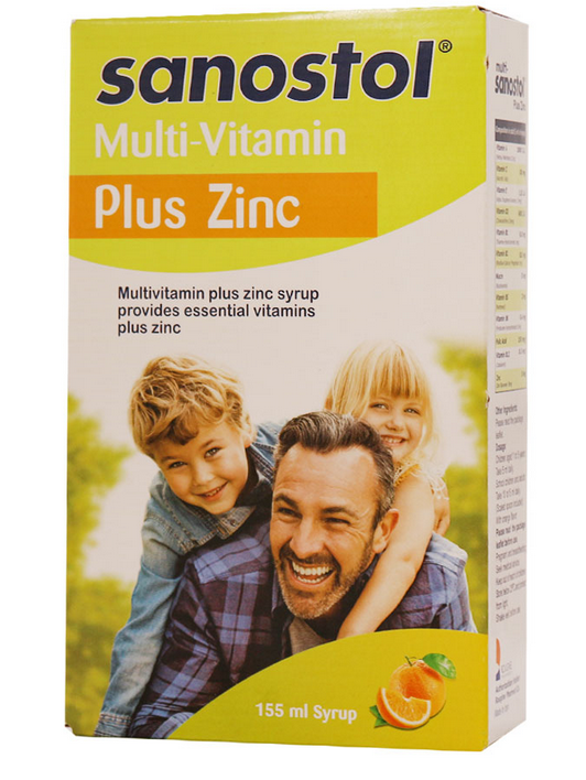 شربت مولتی سانستول پلاس زینک