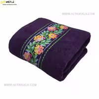 حوله استخری کوبلن رنگ بنفش سایز 70×140