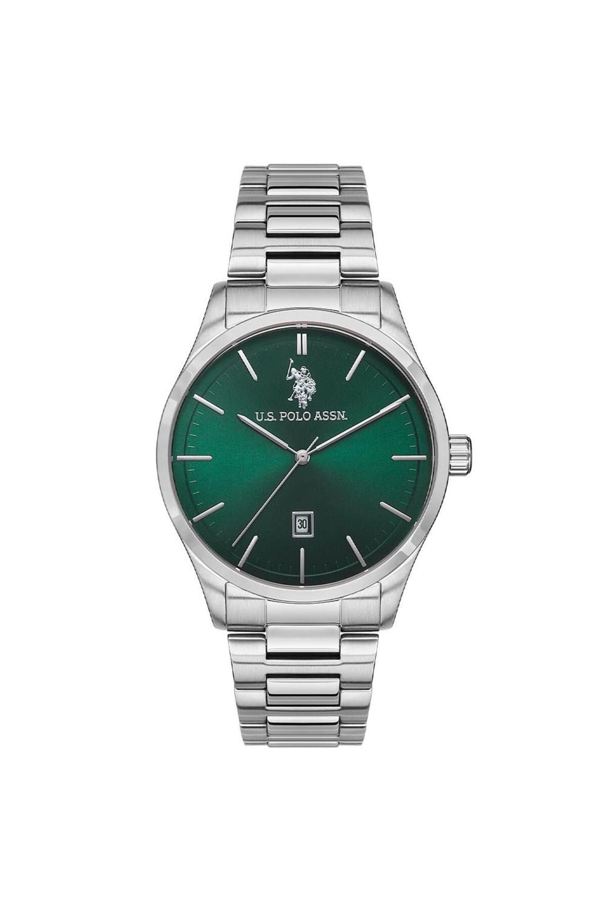 ساعت قهوهای مردانه پایه چوگان Assn مچی USPA1072 02 US Polo Assn